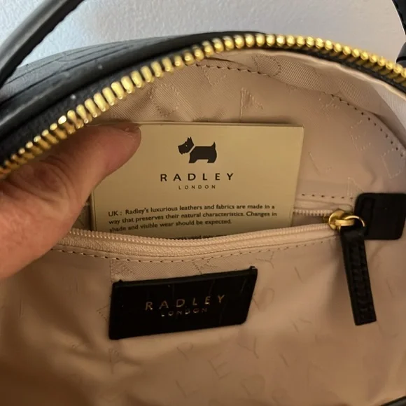 NWT RADLEY LONDON WOMEN’S ORCHARD ROAD FAUX CROC SMALL ZIP AROUND CROSSBODY BAG - Picture 8 of 11